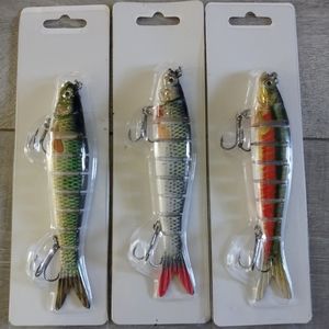 3 Fishing Lures size 13.7